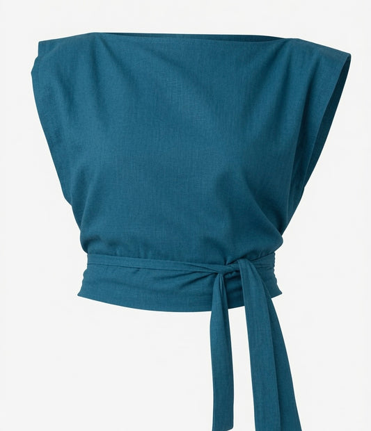 Ziggi top - bleu marine