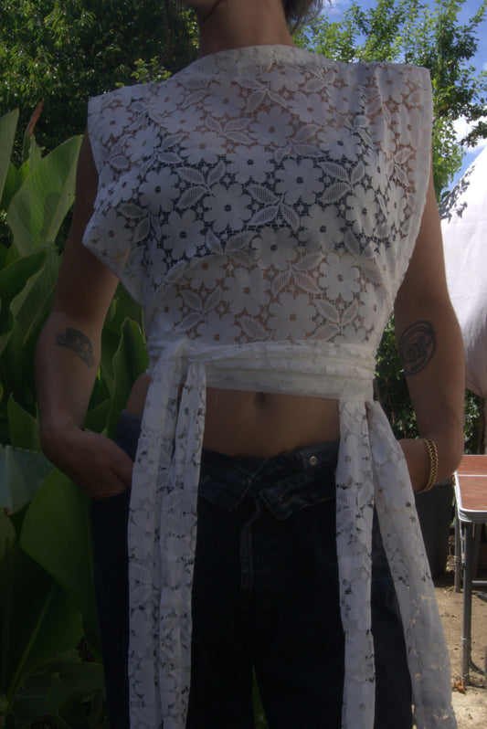 Ziggi top - dentelle