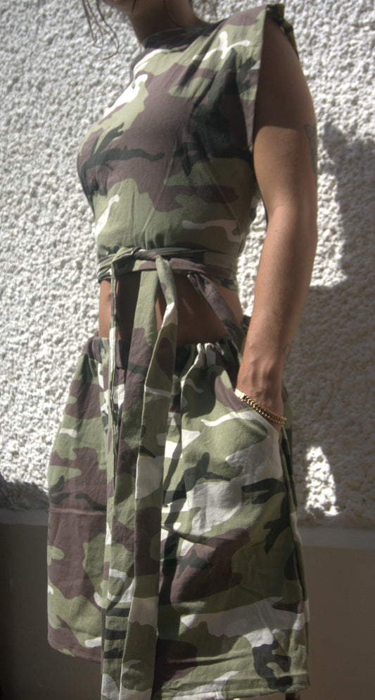 Zaza short - camouflage