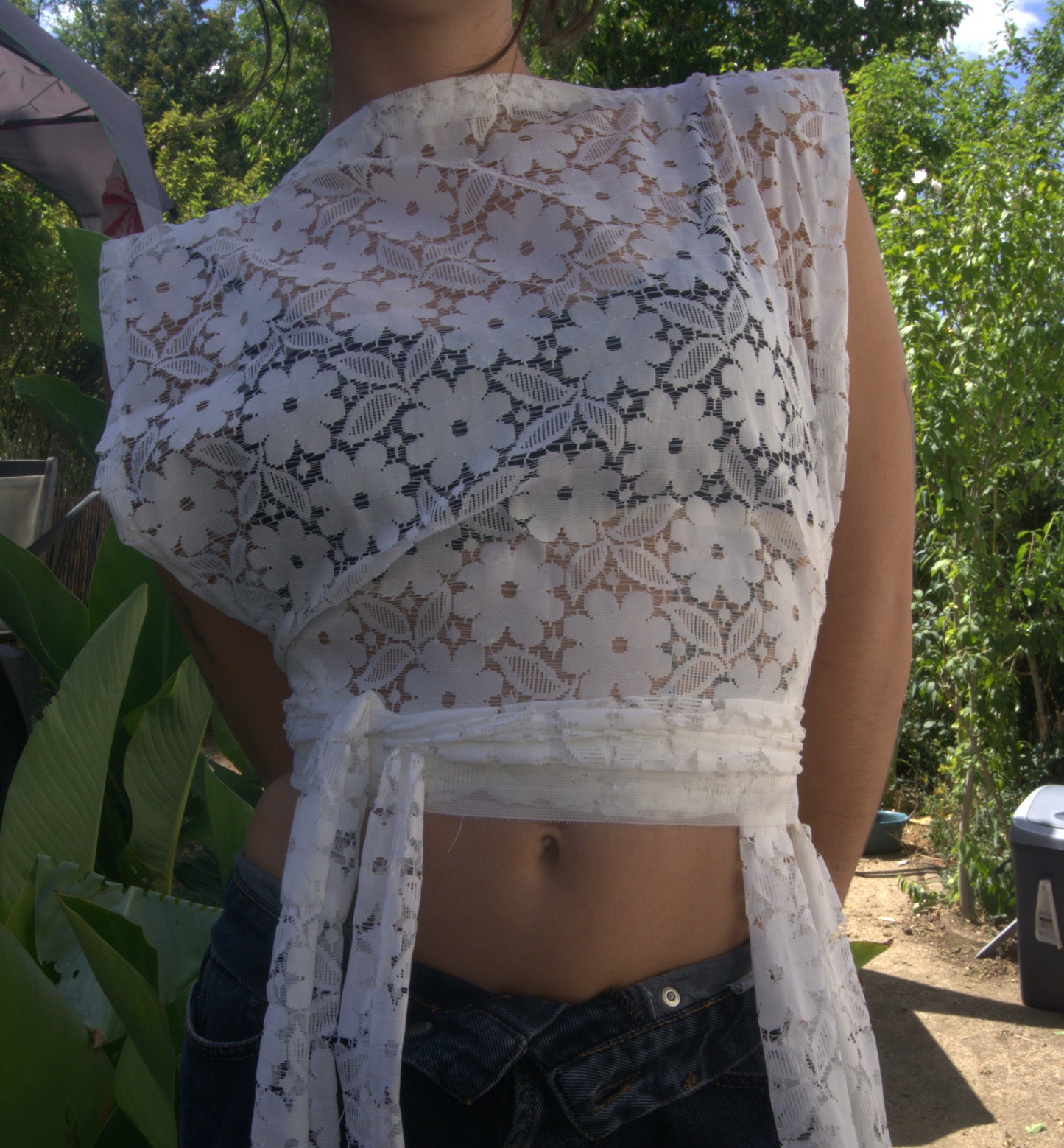 Ziggi top - dentelle
