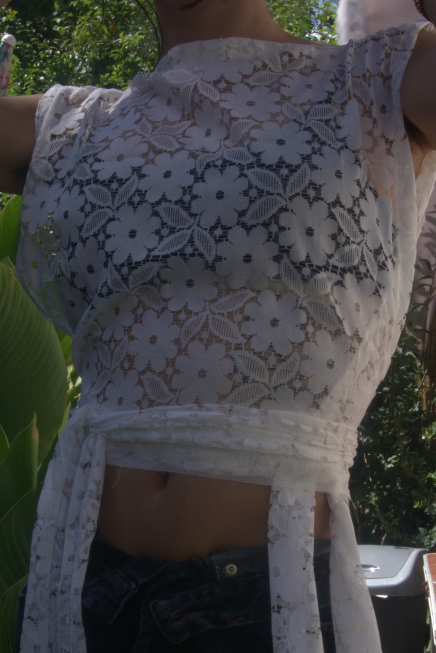 Ziggi top - dentelle