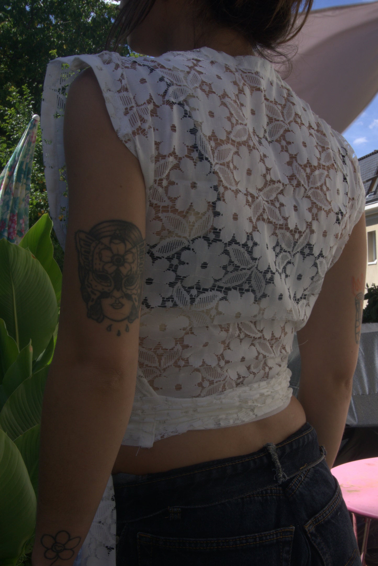 Ziggi top - dentelle
