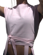 Ziggi top - vichy rose
