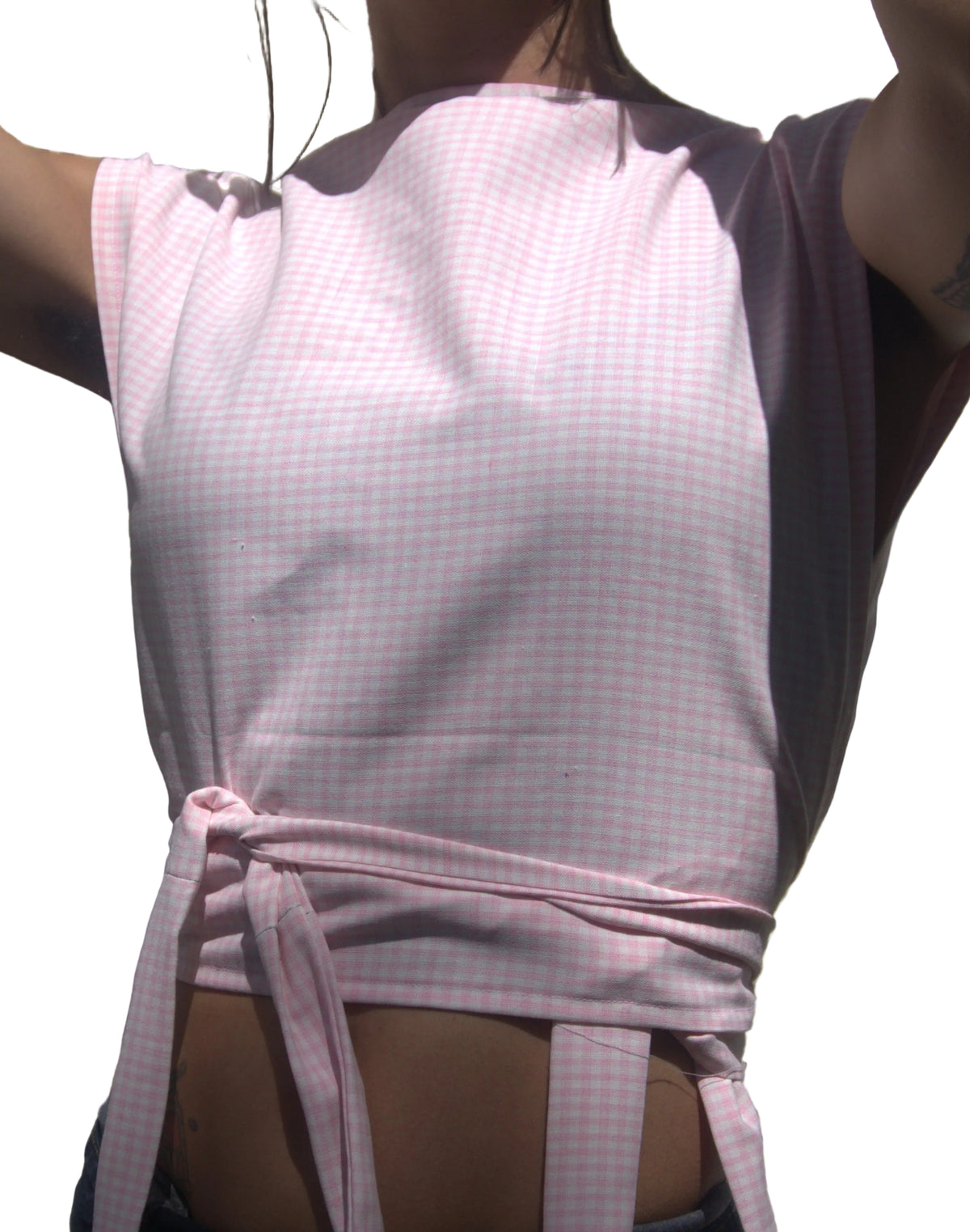 Ziggi top - vichy rose