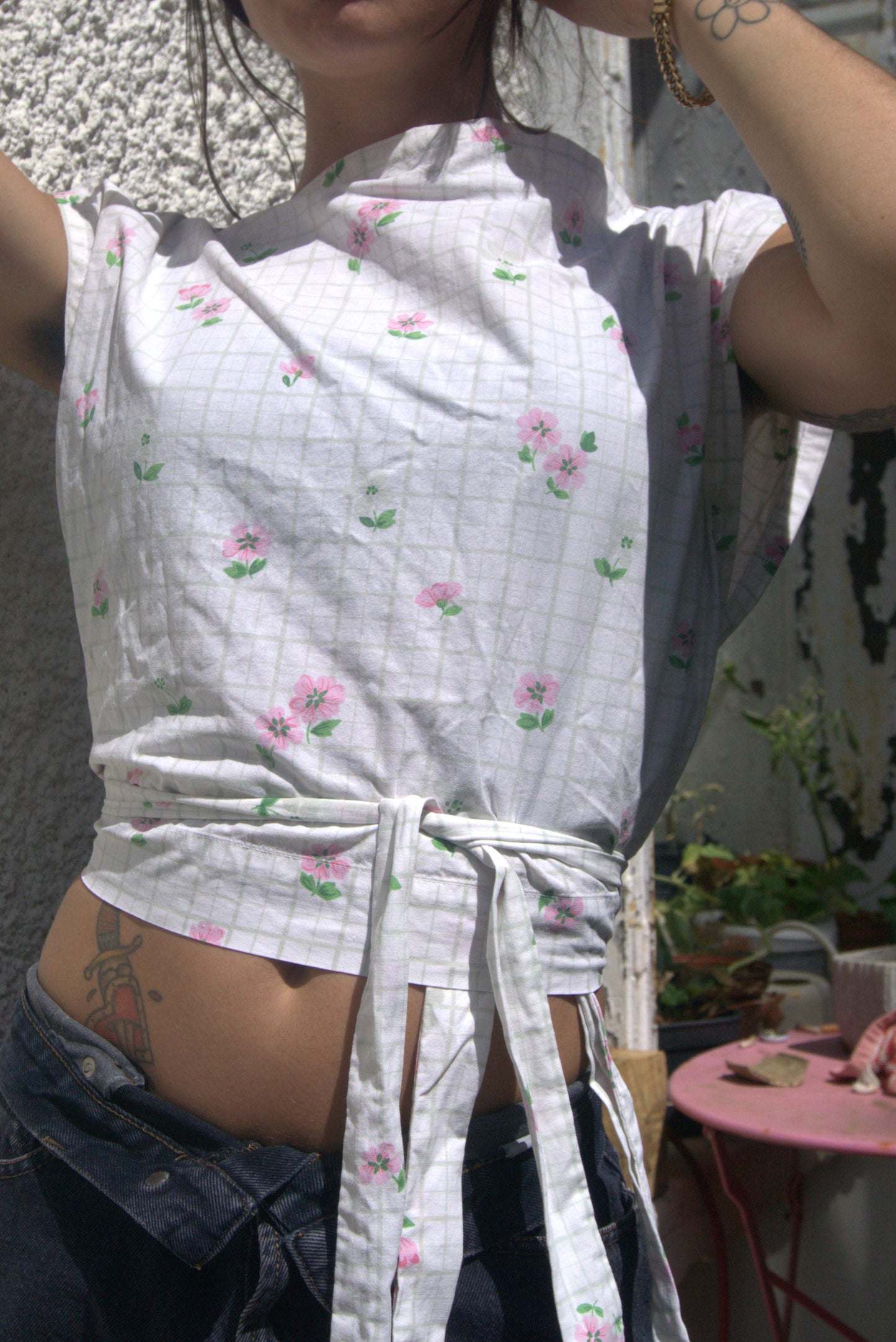 Ziggi top - mini fleurs