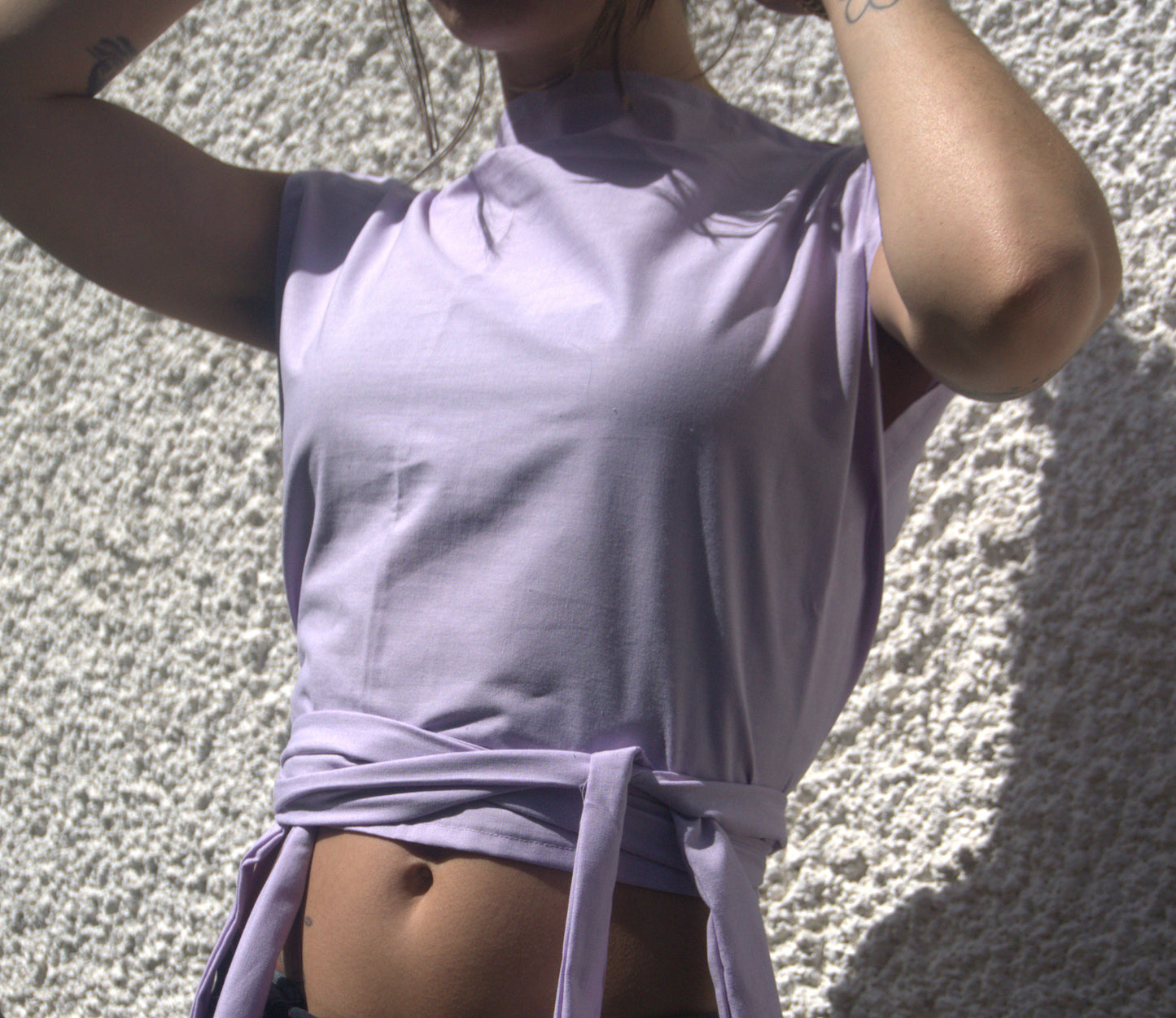 ziggi top - violet pastel