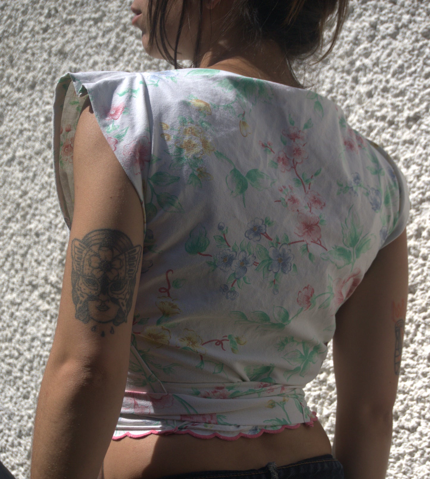 Ziggi top - fleurs vintages