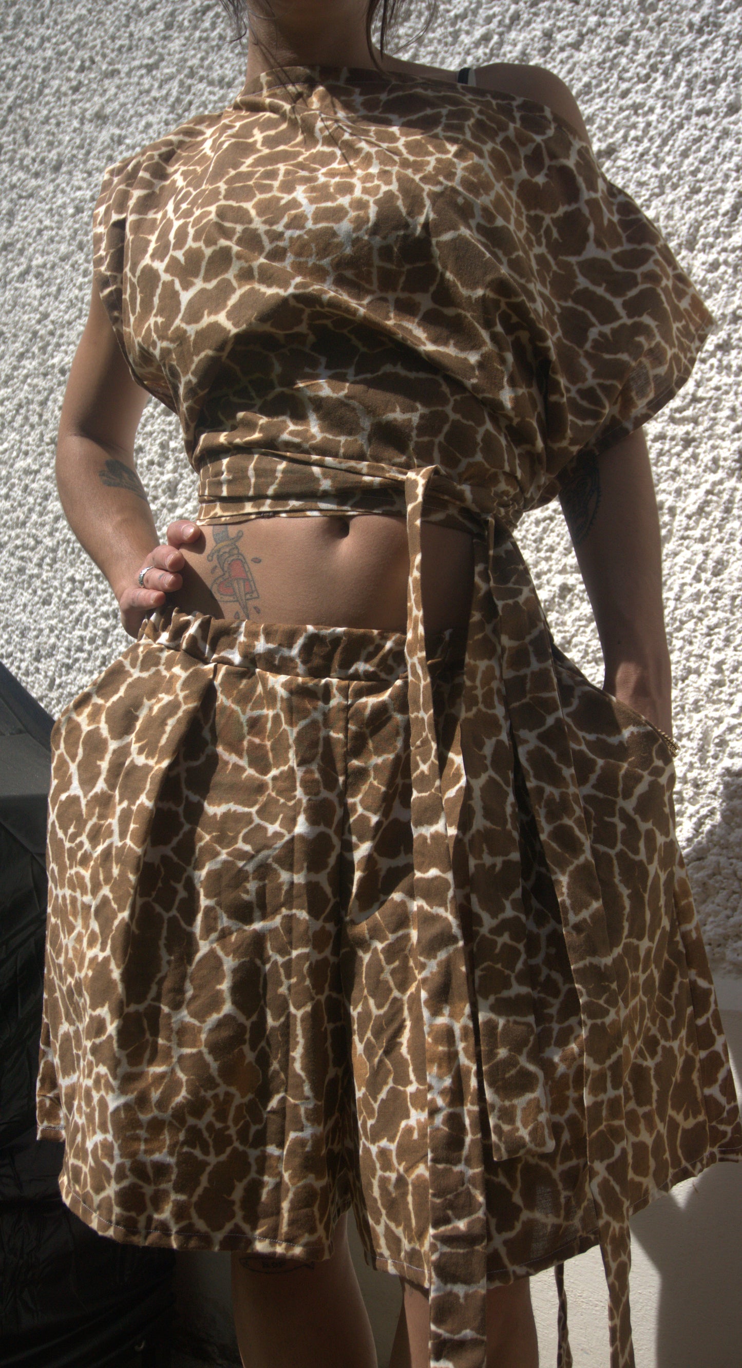 Zaza short - girafe