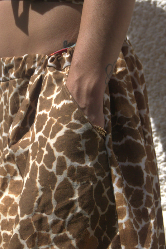 Zaza short - girafe