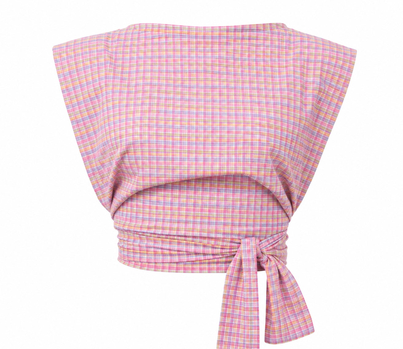 Ziggi top - tartan pastel