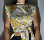 Ziggi top - fleurs vintage