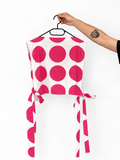 Ziggi top - pink polka